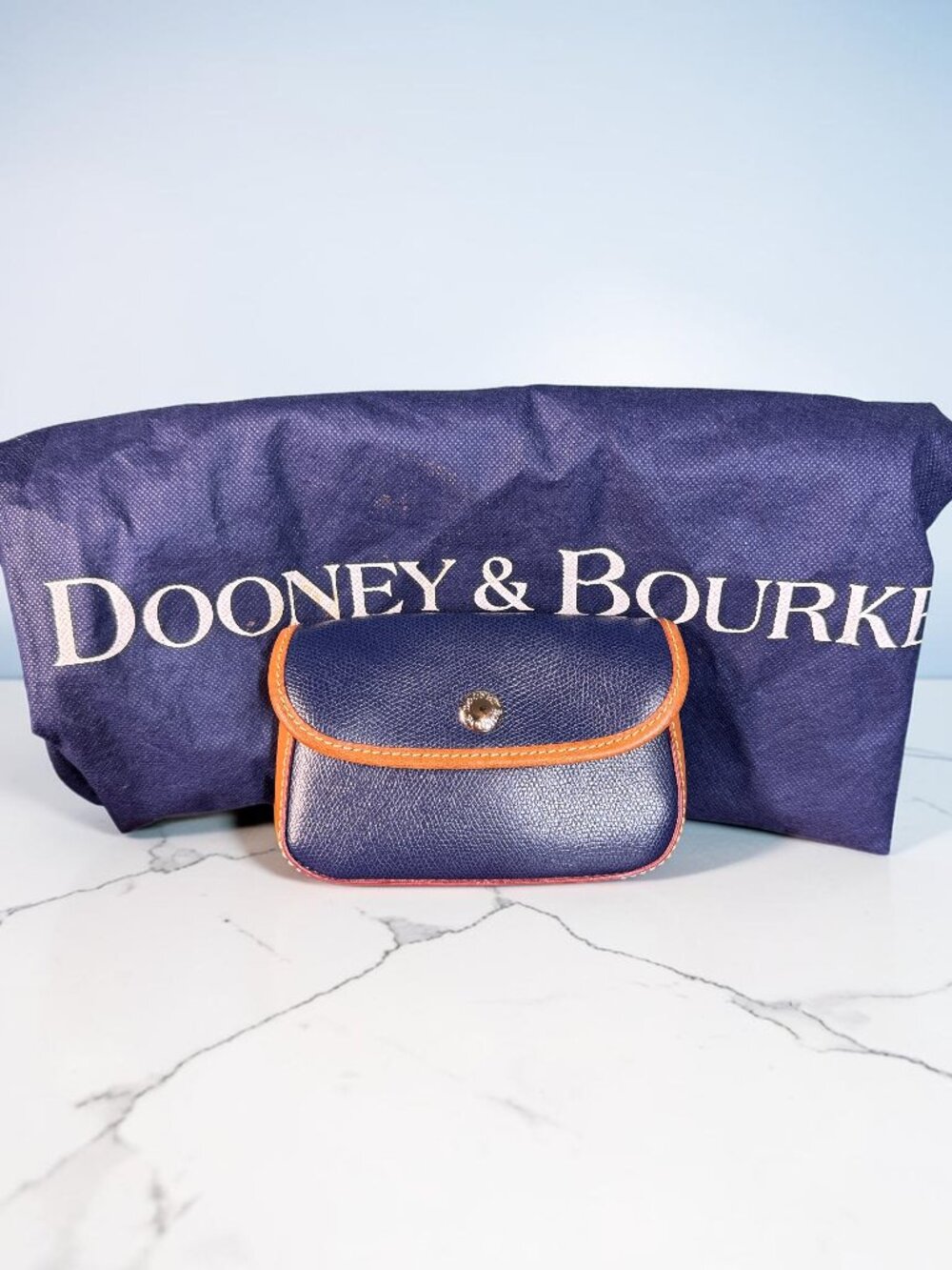 Dooney & Bourke Shelby Shopper Leather Tote Bag with Matching Wristlet Set - Picture 14 of 16